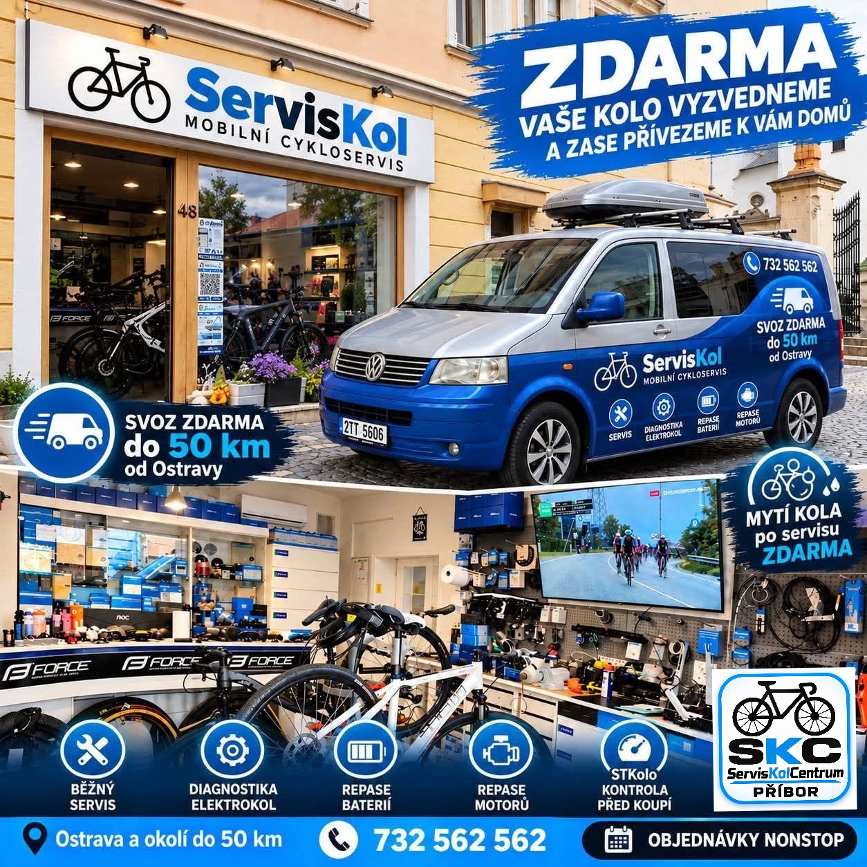 Otevřeli jsme ServisKol.com centrum na Politických vězňů 48 v Příboře !