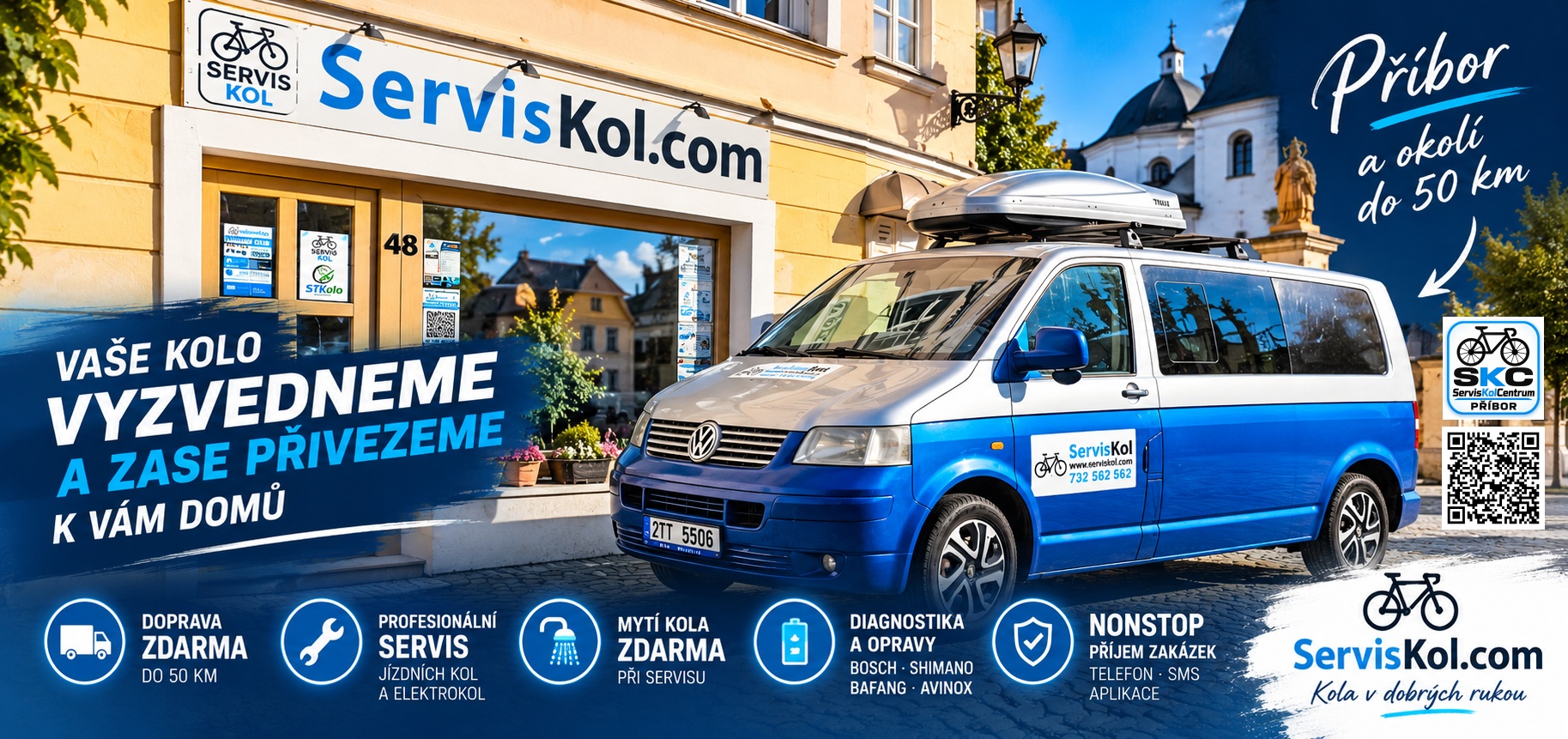 Otevřeli jsme ServisKol.com centrum na Politických vězňů 48 v Příboře !