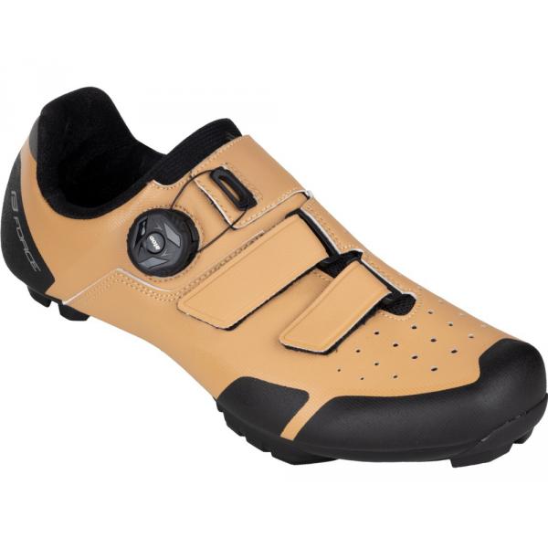 tretry FORCE MTB REVO 2 světle hnědé 45