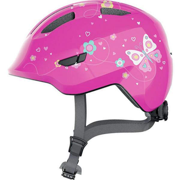 přilba ABUS Smiley 3.0 pink butterfly M