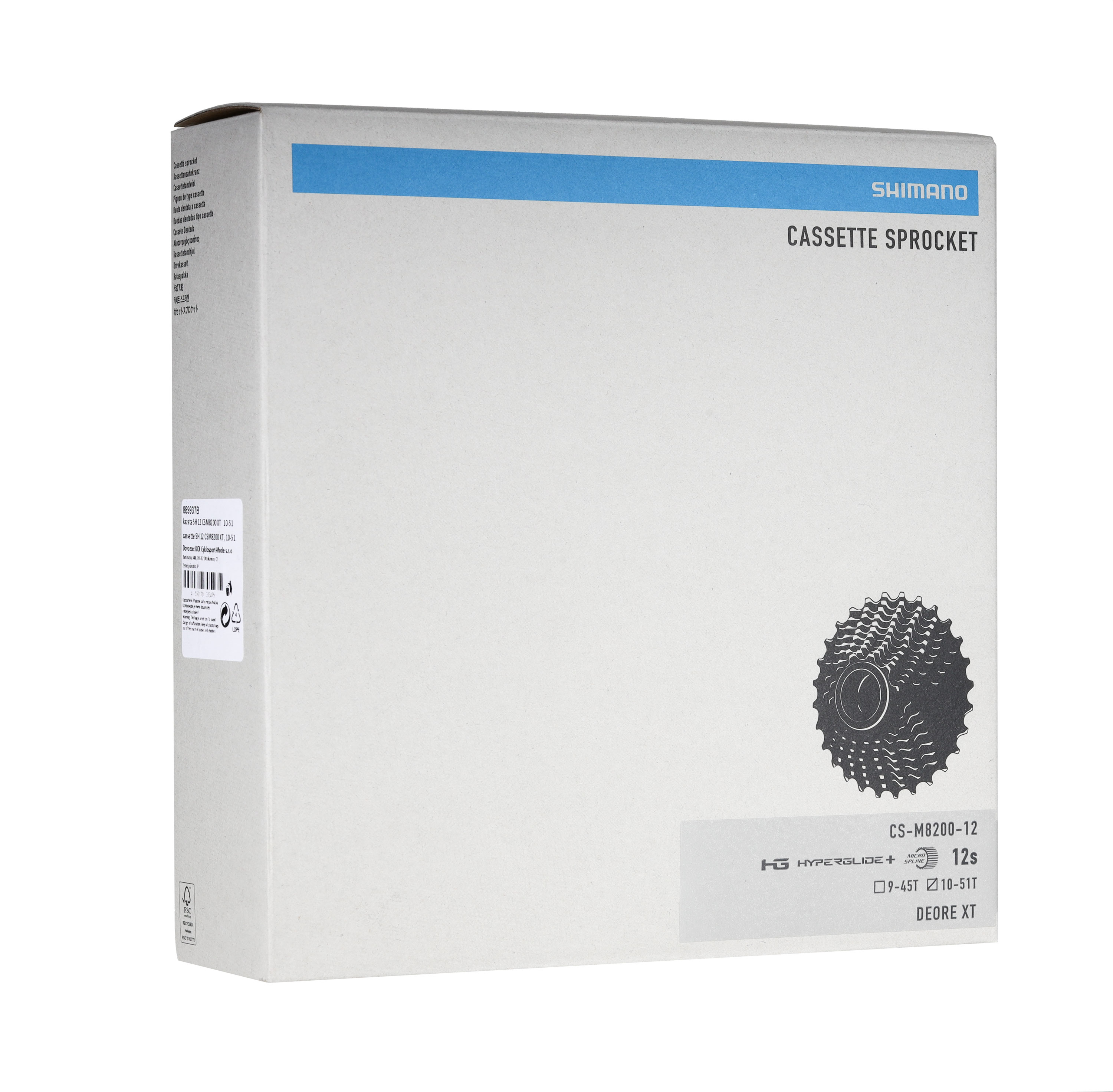 kazeta SH 12 CSM8200 XT 10-51
