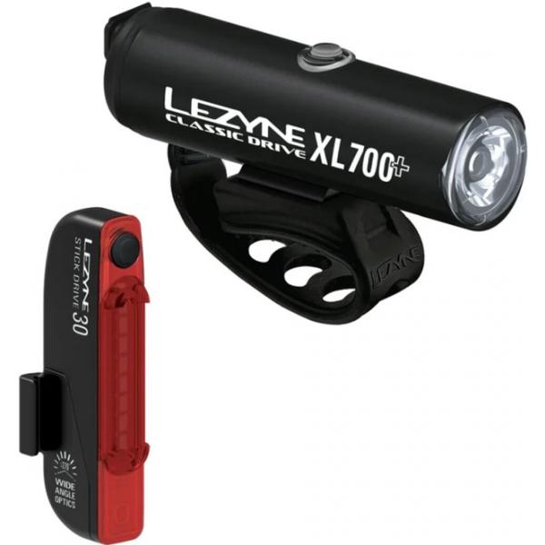 světlo LEZYNE sada Classic Drive XL 700+ / Stick+