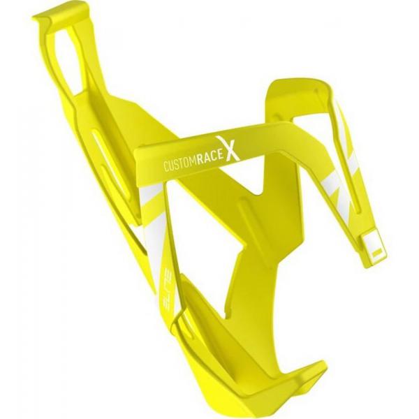 košík na láhev Elite Custom Race X fluo žlutá/žlutá matný