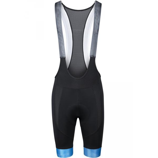Kraťasy Force Stripe se šráky a vložkou, černo-modré XL