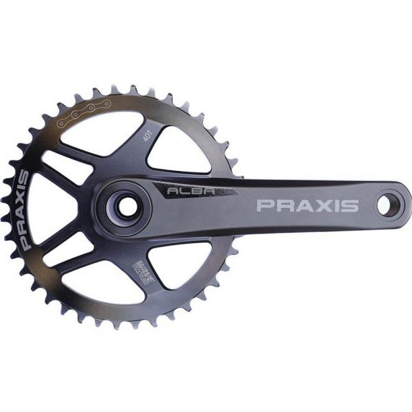 Praxis Alba X Silniční/CX/gravel kliky 172,5mm převodník 42zubů