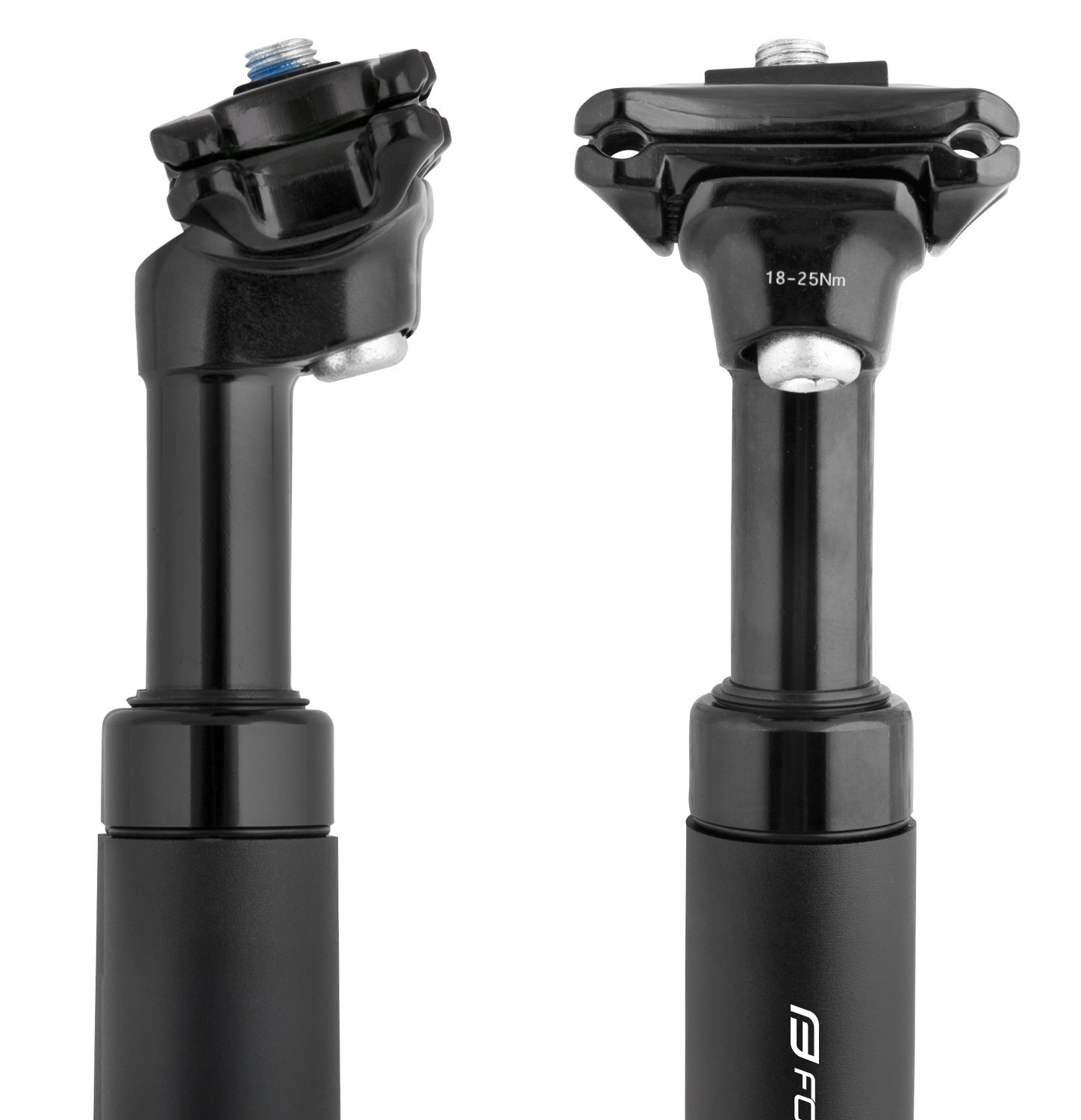 sedlovka F. TEAM P8.4 odpružená 30,9/355 mat.černá