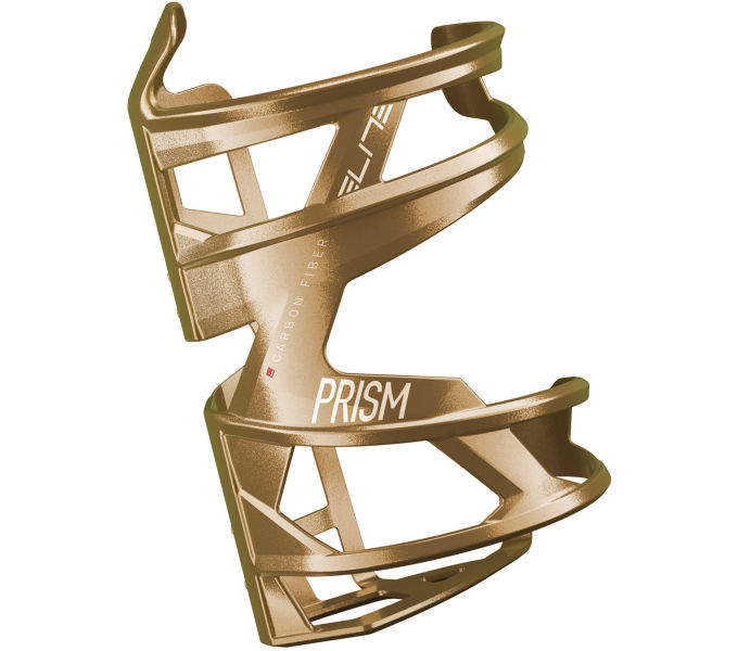ELITE košík PRISM RIGHT Carbon 22' zlatý metalický/bílý