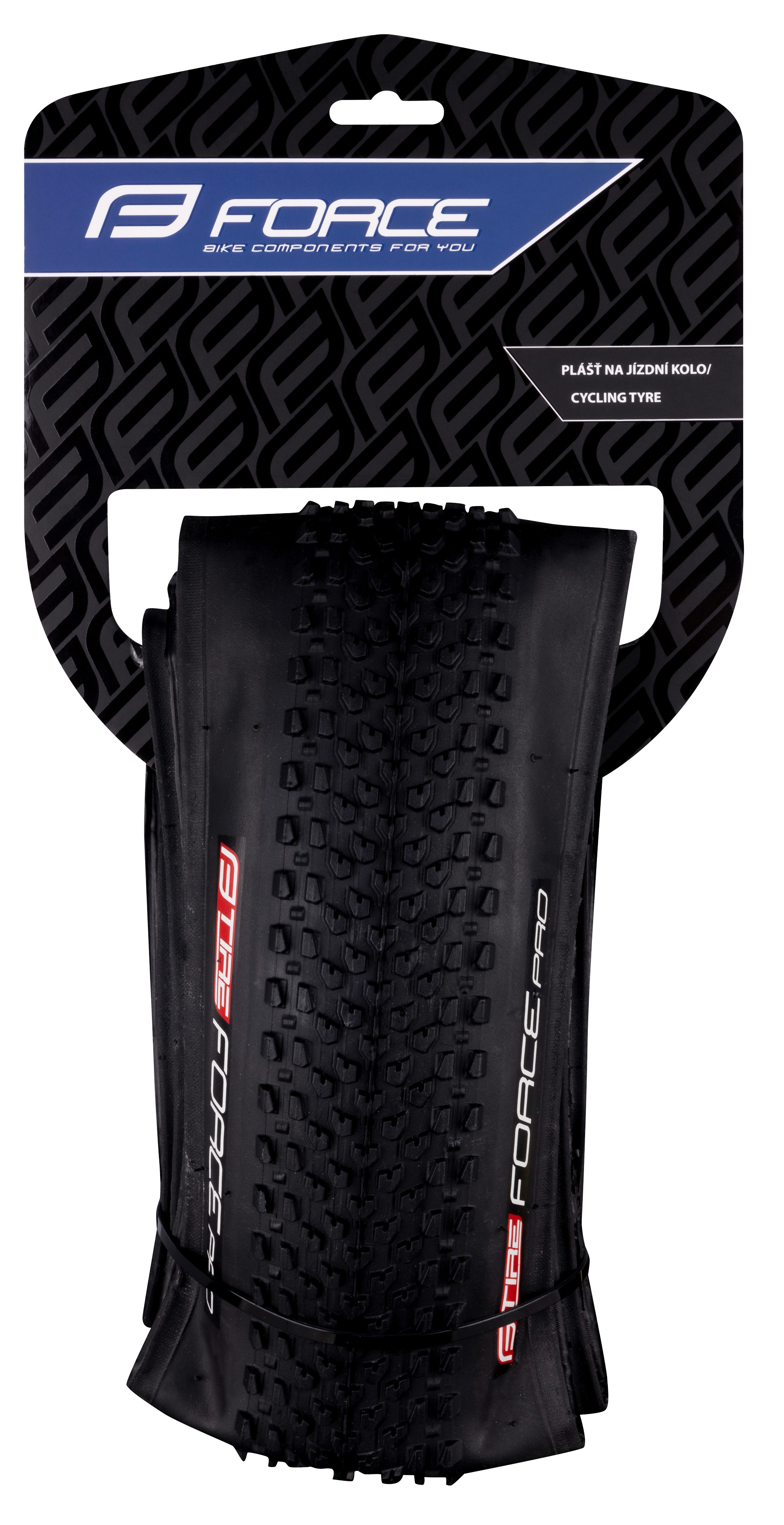 plášť FORCE PRO 29 x 2,1 CROSS RACE kevlar, černý