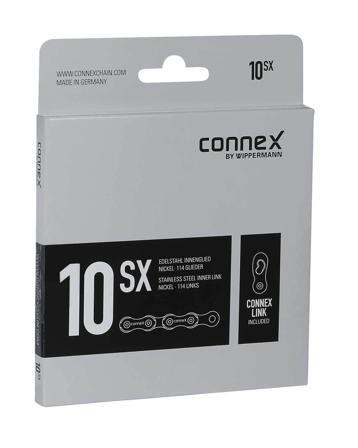řetěz CONNEX 10sX pro 10-kolo, stříbrný