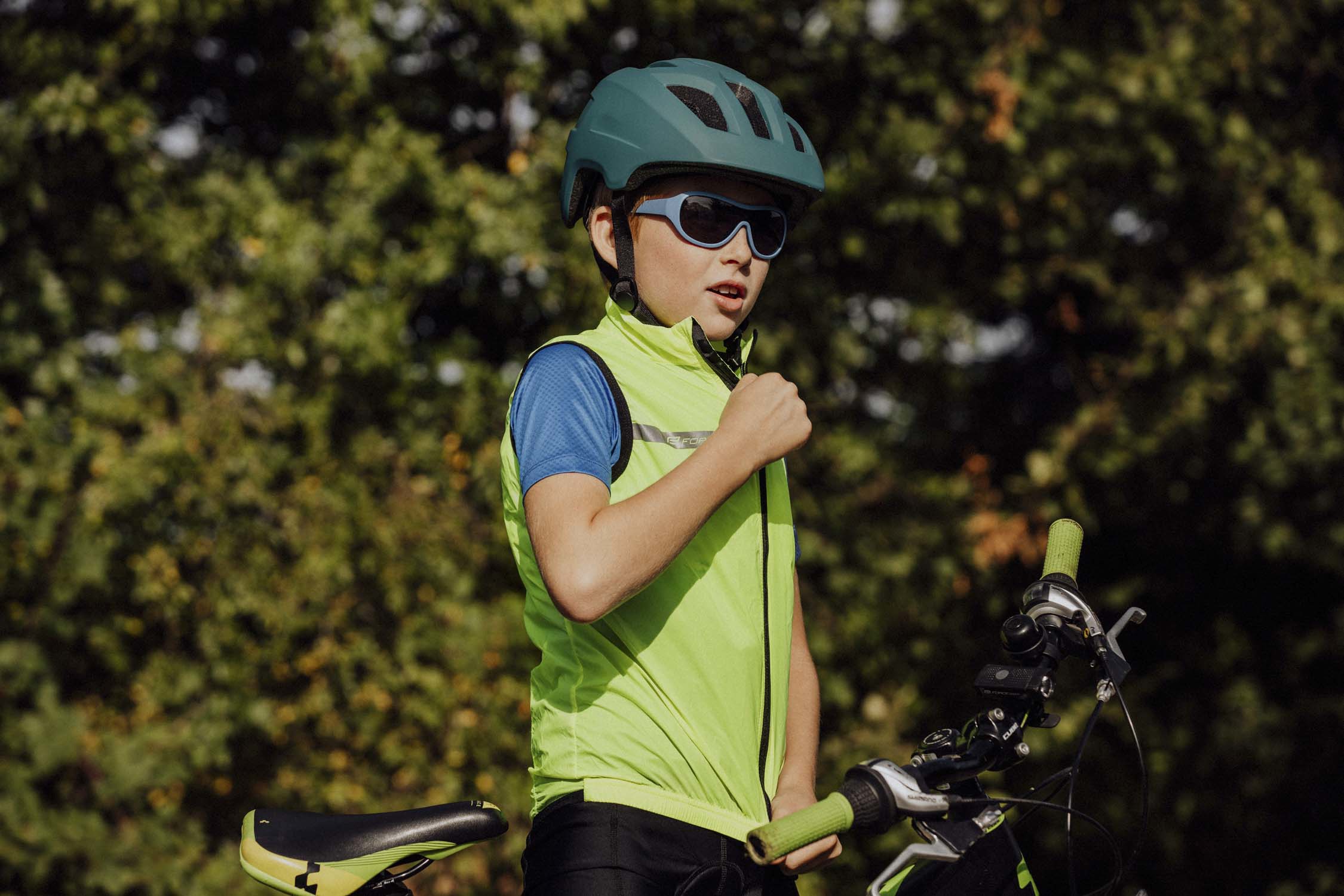 vesta FORCE WINDPRO KID neprofuk, fluo