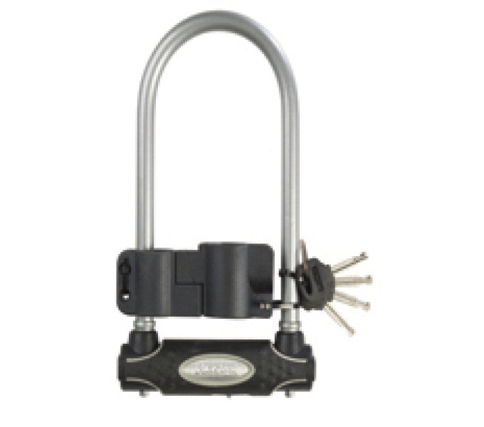MasterLock zámek podkova, 13 mm x 280 mm x 110 mm, klíč, šedá (8195)