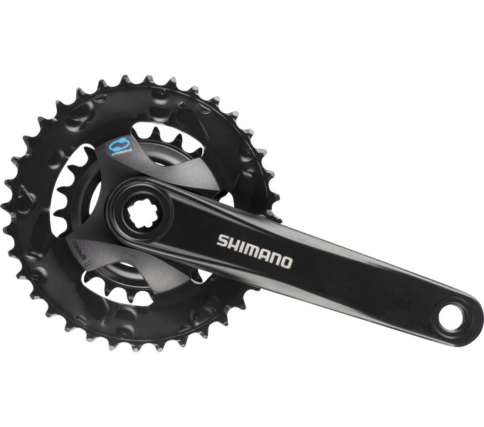 SHIMANO kliky ALTUS FC-M315 4hran 2x7/8 170 mm 36x22z černé bez krytu ř.l.+3mm outboard bal