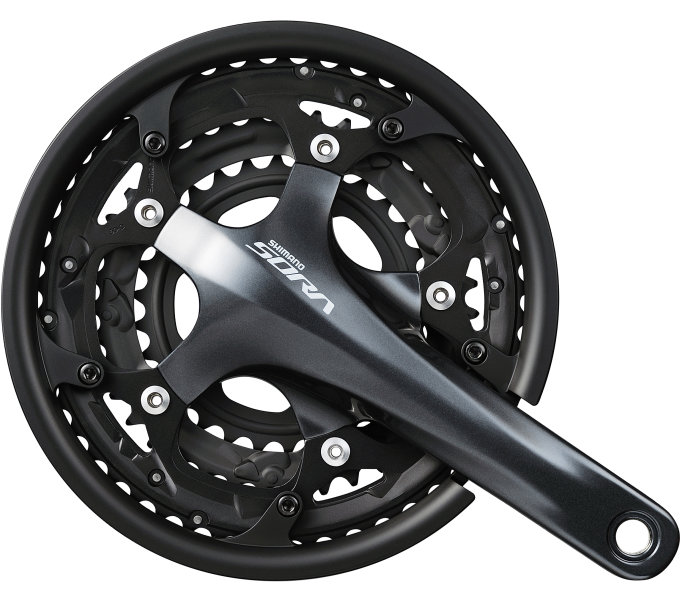 SHIMANO kliky SORA FC-R3030 integr.klika 3x9 175 mm 50x39x30z bez BB misek s krytem