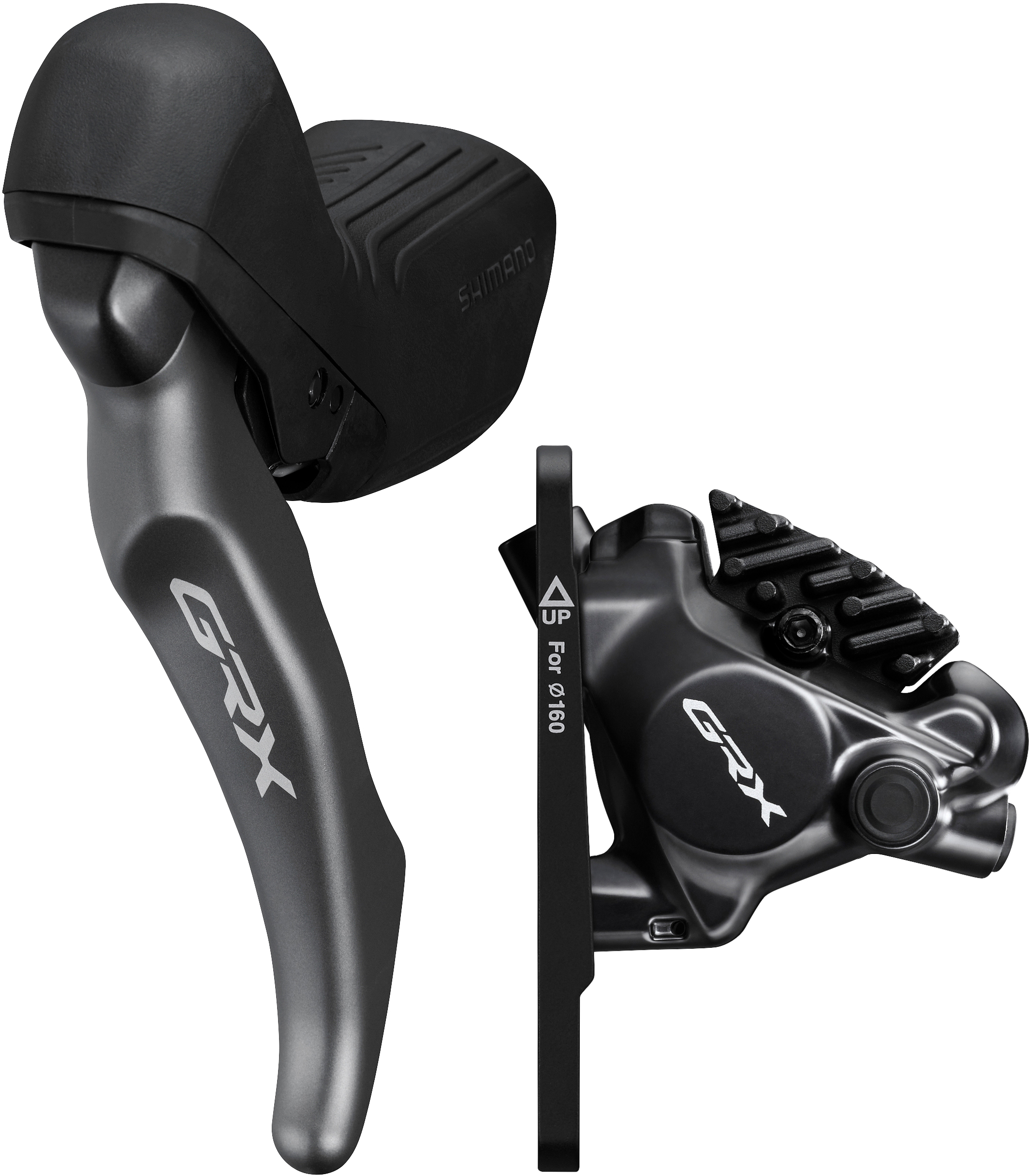 SHIMANO kot brzd-set GRX BR-RX820-KIT přední/ST-RX820(L) FLAT MOUNT polymer+chladič SMBH90/1000mm pr