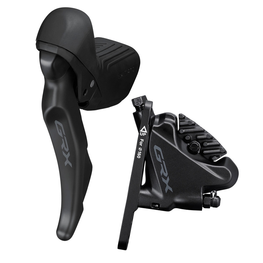 SHIMANO kot brzd-set GRX BR-RX400-KIT přední/ST-RX610(L) FLAT MOUNT polymer+chladič SMBH90/1000mm pr