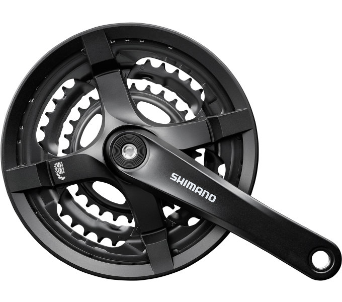 SHIMANO kliky TOURNEY FC-TY501 4hran 3x6/7/8 170mm 48x38x28z s krytem černé
