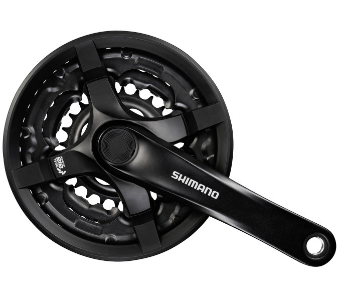 SHIMANO kliky TOURNEY FC-TY501 4hran 3x6/7/8 175 mm 42x34x24z s krytem černé