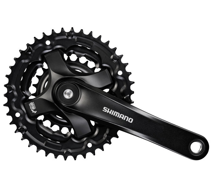 SHIMANO kliky TOURNEY FC-TY501 4hran 3x6/7/8 175 mm 42x34x24z bez krytu černé