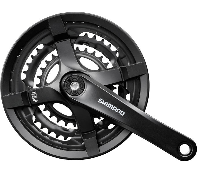 SHIMANO kliky TOURNEY FC-TY501 4hran 3x6/7/8 175 mm 48x38x28z s krytem černé