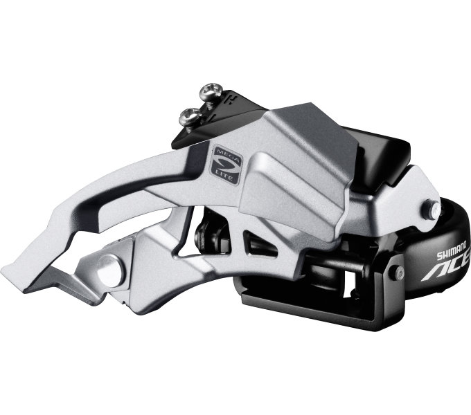 SHIMANO přesmykač ACERA FD-M300 MTB pro 3x9 obj 34,9/31,8 + 28,6Top-swing dual pull 40 z