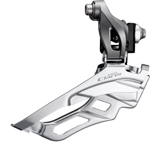 SHIMANO přesmykač CLARIS FD-R2000 pro 3x8 navářka Down Swing/63-66 pro 50z max 20z kapac bal