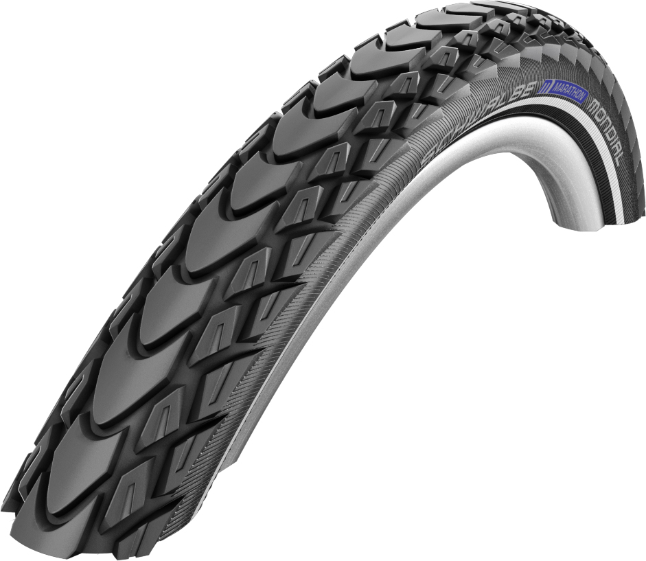 SCHWALBE plášť MARATHON MONDIAL, 50-559, 26 x 2.00, RaceGuard, Endurance, 720 g, černá-reflexní