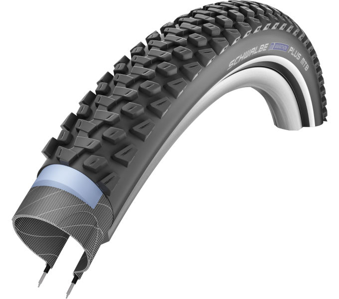 SCHWALBE plášť MARATHON PLUS MTB, 54-622, 29 x 2.10, SmartGuard, Dual, 1.275 g, černá-reflexní