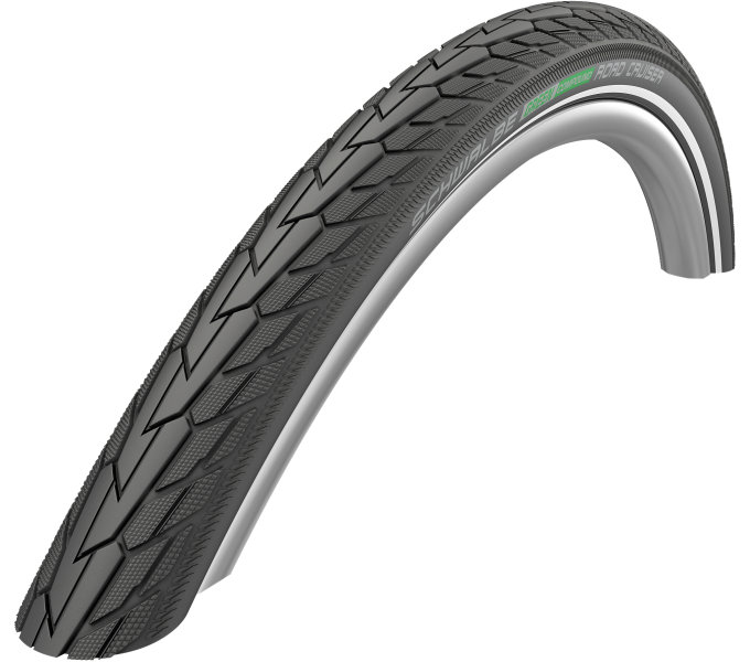 SCHWALBE plášť ROAD CRUISER, 47-507, 24 x 1.75, K-Guard, Green, 680 g, černá