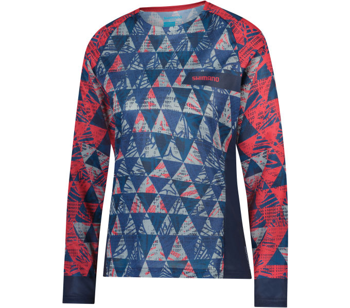 SHIMANO SAIKO dres s dlouhým rukávem, dámský, navy/růžová, M