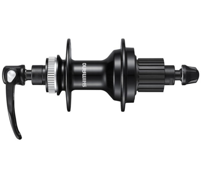 SHIMANO nába zadní MTB-OTHERS FH-MT500 kotouč (CL) 12 rychl 32 děr osa:135mm černá RU: 168 mm bal