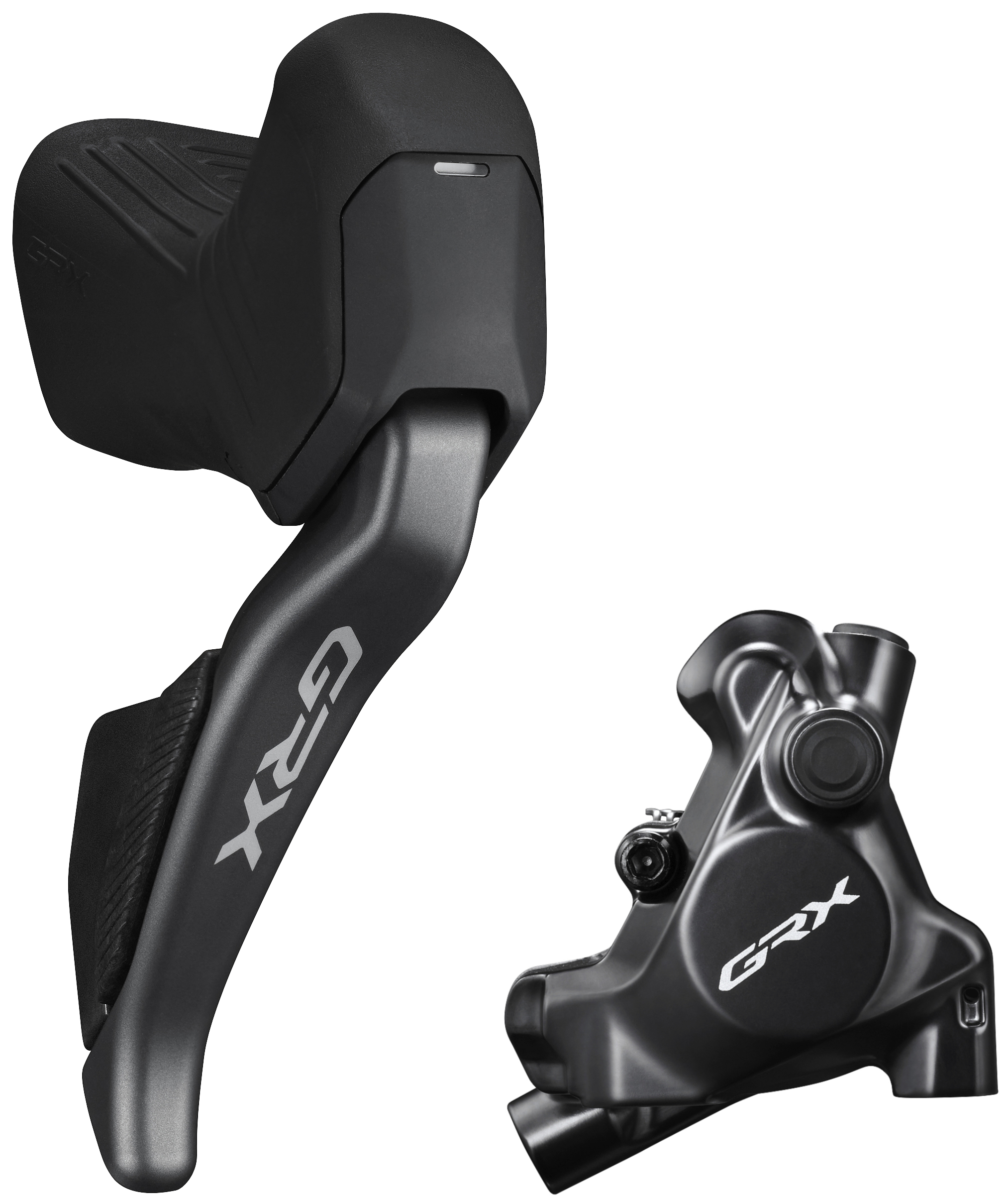 SHIMANO kot brzd-set GRX BR-RX820/ST-RX825 zadní BR/pravá ST FLAT MOUNT polymer+chladič SMBH90/1700m