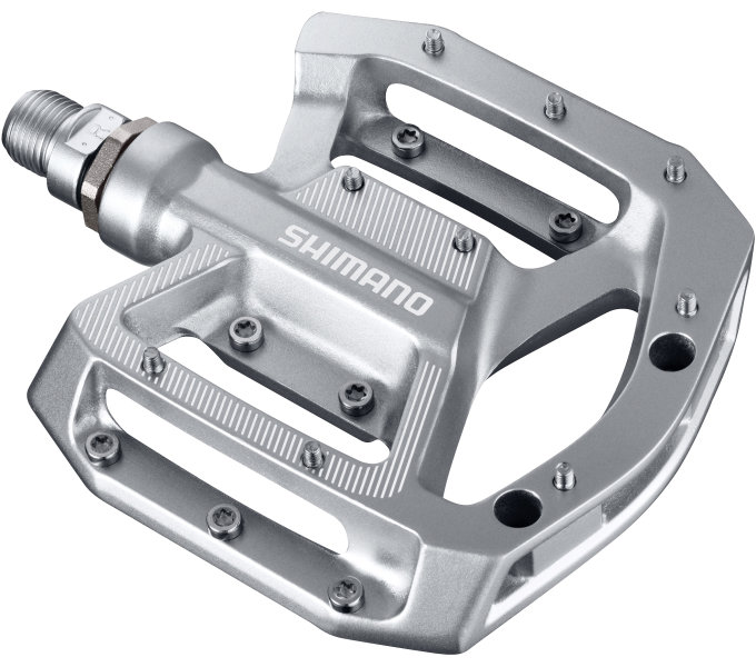 SHIMANO pedály MTB-ostatní PD-GR500 bez zarážek bez odrazek stříbrné bal