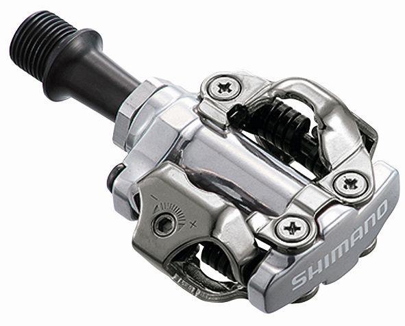 SHIMANO pedály MTB ostatní PD-M540 SPD zarážky SM-SH51 bez odrazek stříbrné