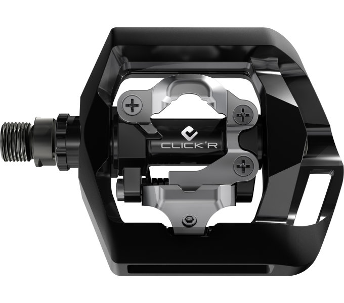 SHIMANO pedály MTB ostatní PD-T421 CLICK'R zarážky SM-SH56 černé