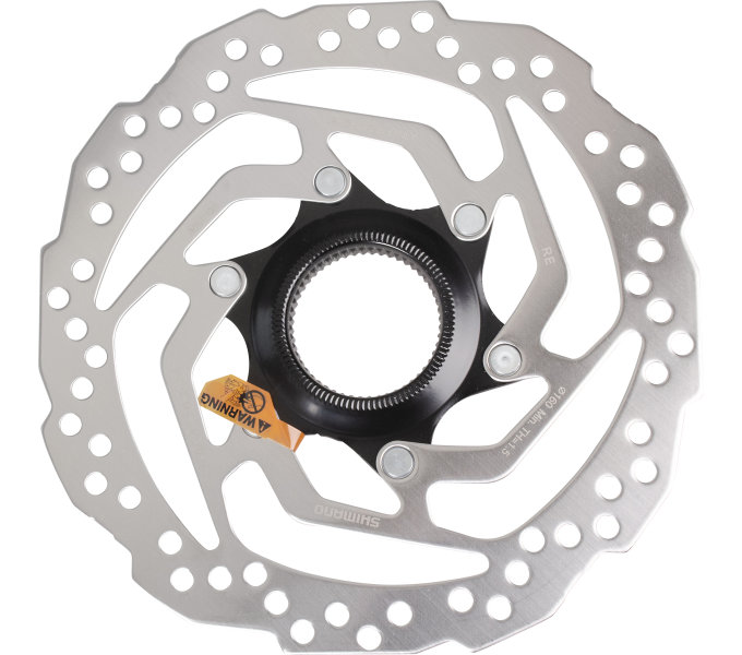 SHIMANO brzdový kotouč TX SM-RT10 center lock 160 mm + lock ring pouze pro resin des. bal