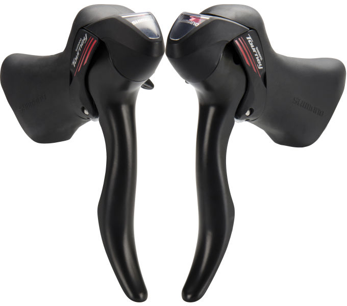 SHIMANO řad/brzd. Páky pár ST-A070/073 levá pravá 2x7 rychl.