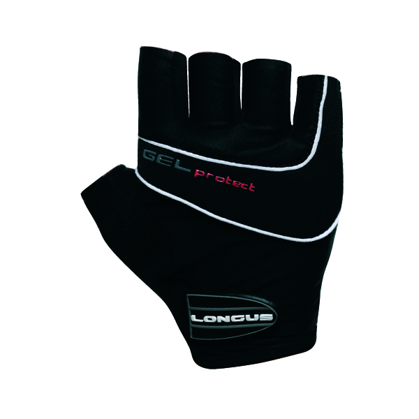 LONGUS rukavice GEL PROTECT, černé, S