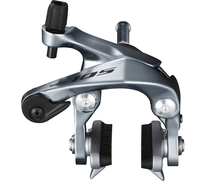 SHIMANO brzda 105 BR-R7000 silniční přední R55C4 výška 51 mm stříbrná šr:10,5/12,5/18/27/32mm bal