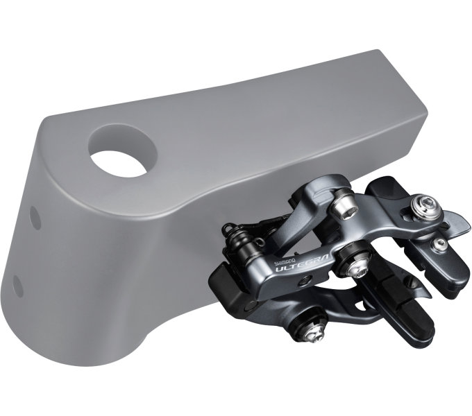 SHIMANO brzda ULTEGRA BR-R8010 silniční zadní R55C4 / karbon výška 51 mm přímá montáž
