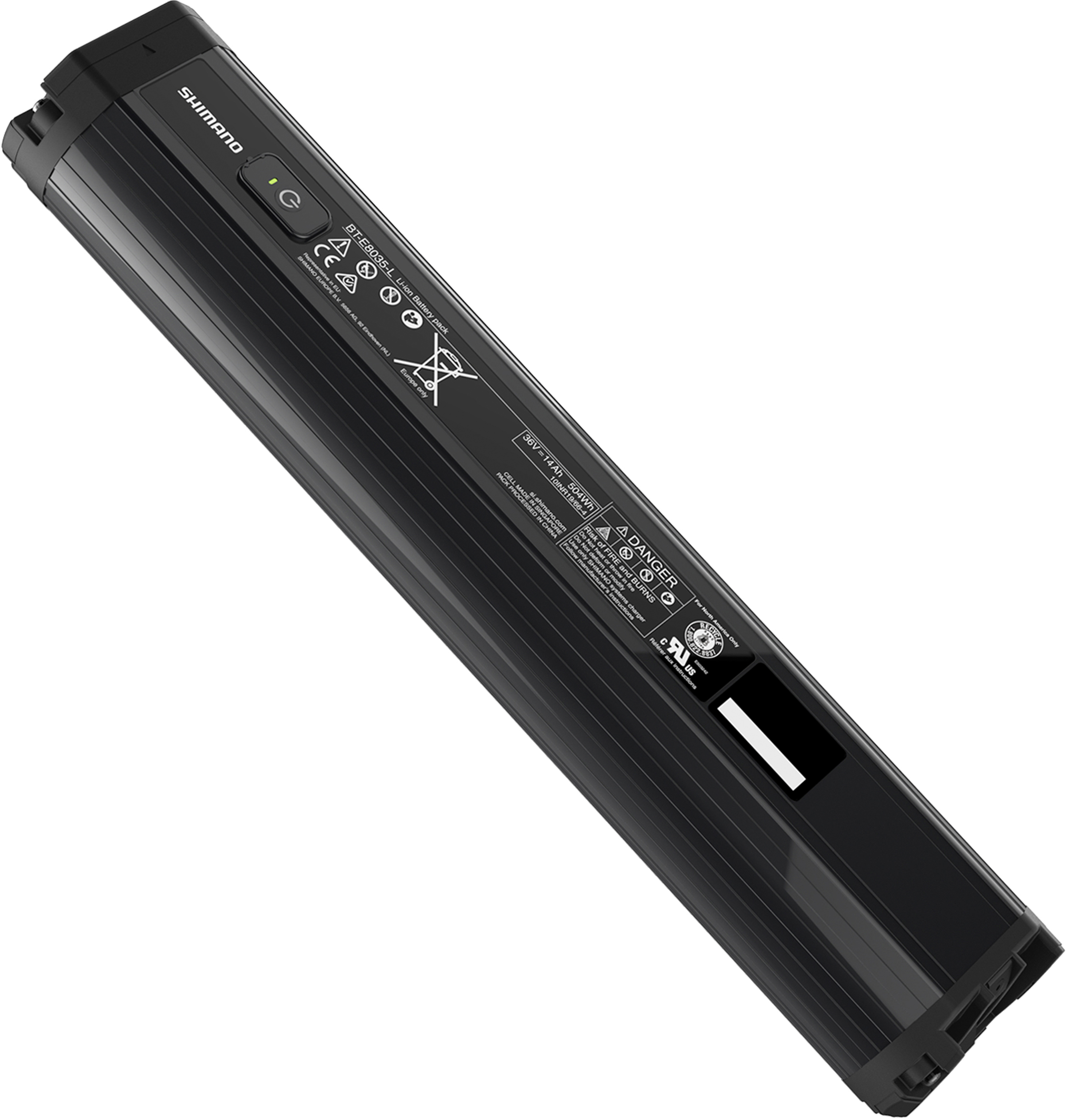 SHIMANO STEPS baterie BT-E8035 integrované upevnění 504 Wh long bal