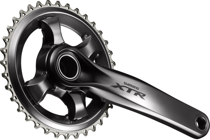 SHIMANO kliky XTR FC-M9000 integr.klika 2x11 175 mm 38x28z bez BB misek bez krytu