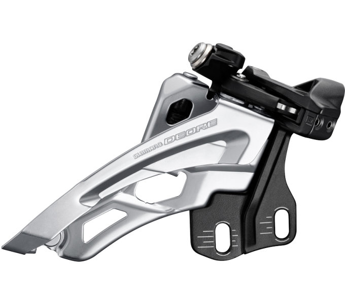 SHIMANO přesmykač DEORE FD-M6000 pro 3x10 př mont E-typ bez BB Side-swing/66-69 front pull pro 40-42
