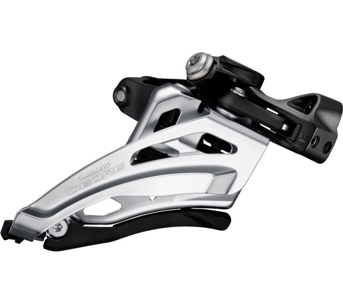 SHIMANO přesmykač DEORE FD-M6020 pro 2x10 obj. 34,9/31,8 + 28,6 Side-swing front pull pro 34-38z bal
