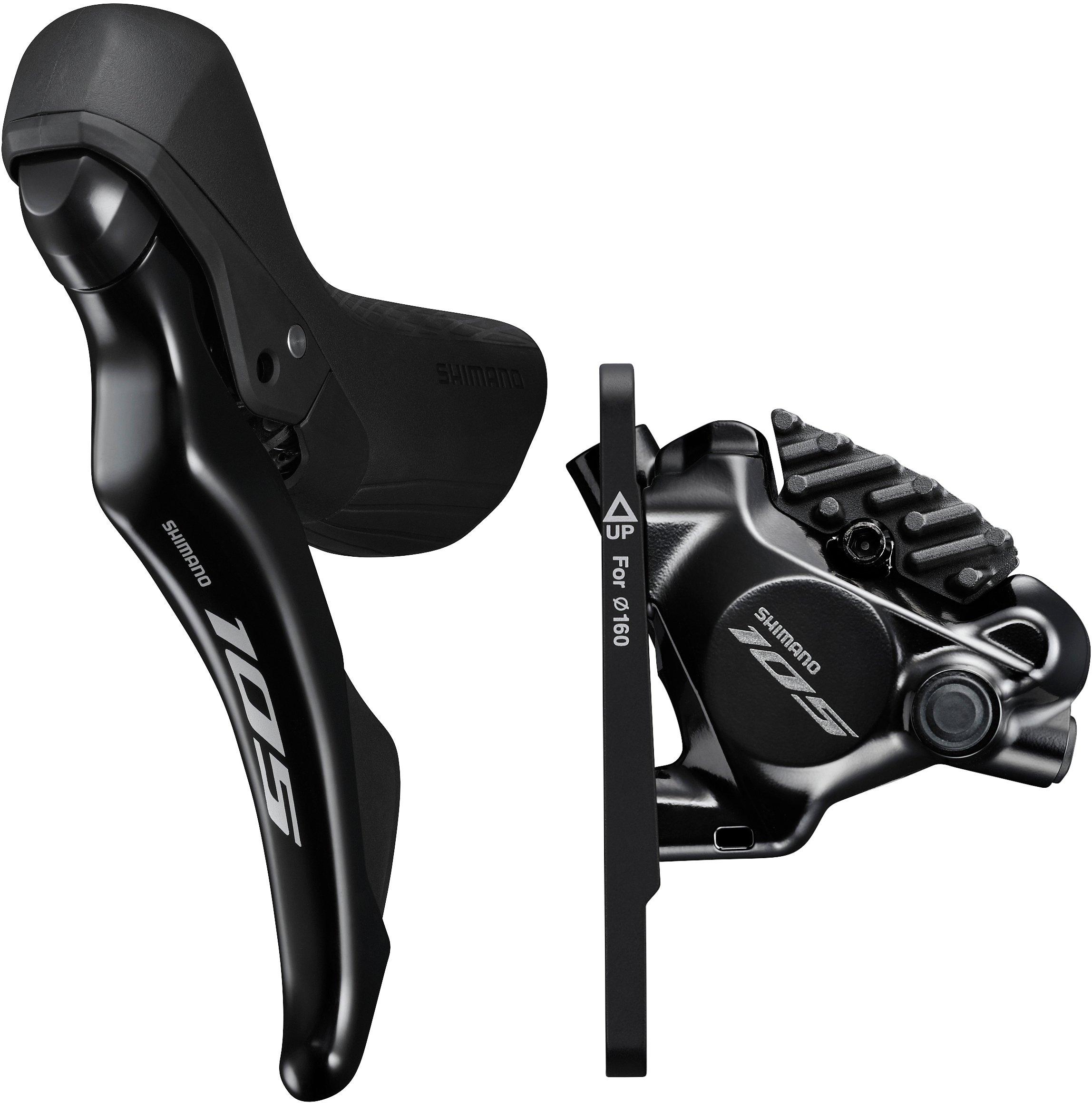 SHIMANO kot brzd-set 105 BR-R7170/ST-R7120 přední BR/levá ST FLAT MOUNT polymer+chladič SMBH90/1000m