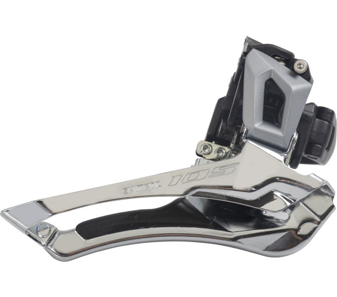 SHIMANO přesmykač 105 FD-R7000 pro 2x11 obj. 34,9 Down Swing/61-66 pro 46-53z max 16z kapac bal