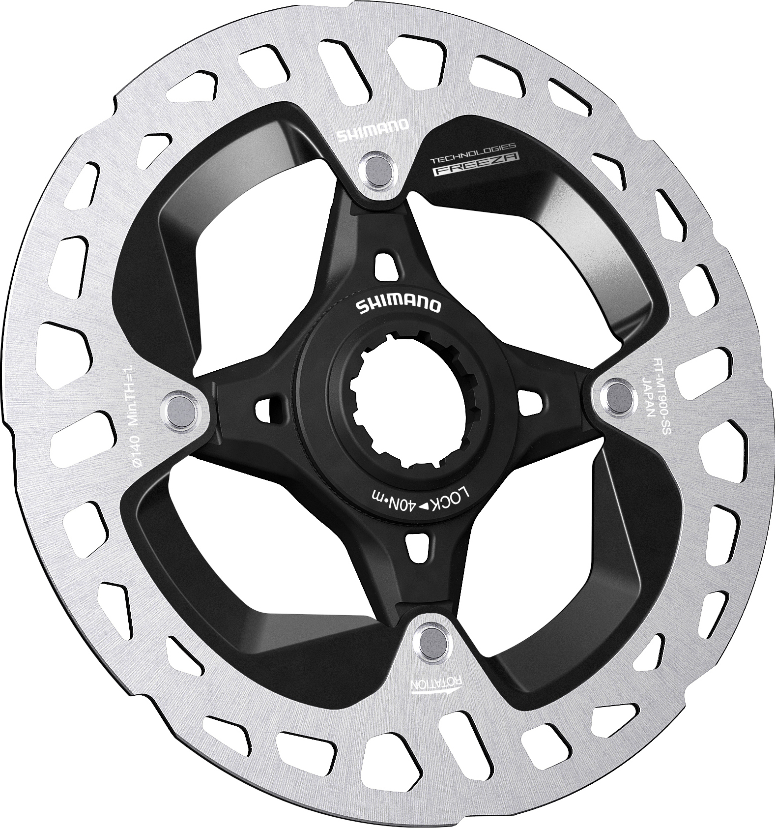 SHIMANO brzdový kotouč XTR RT-MT900 center lock 140 mm pro Ice tech bal