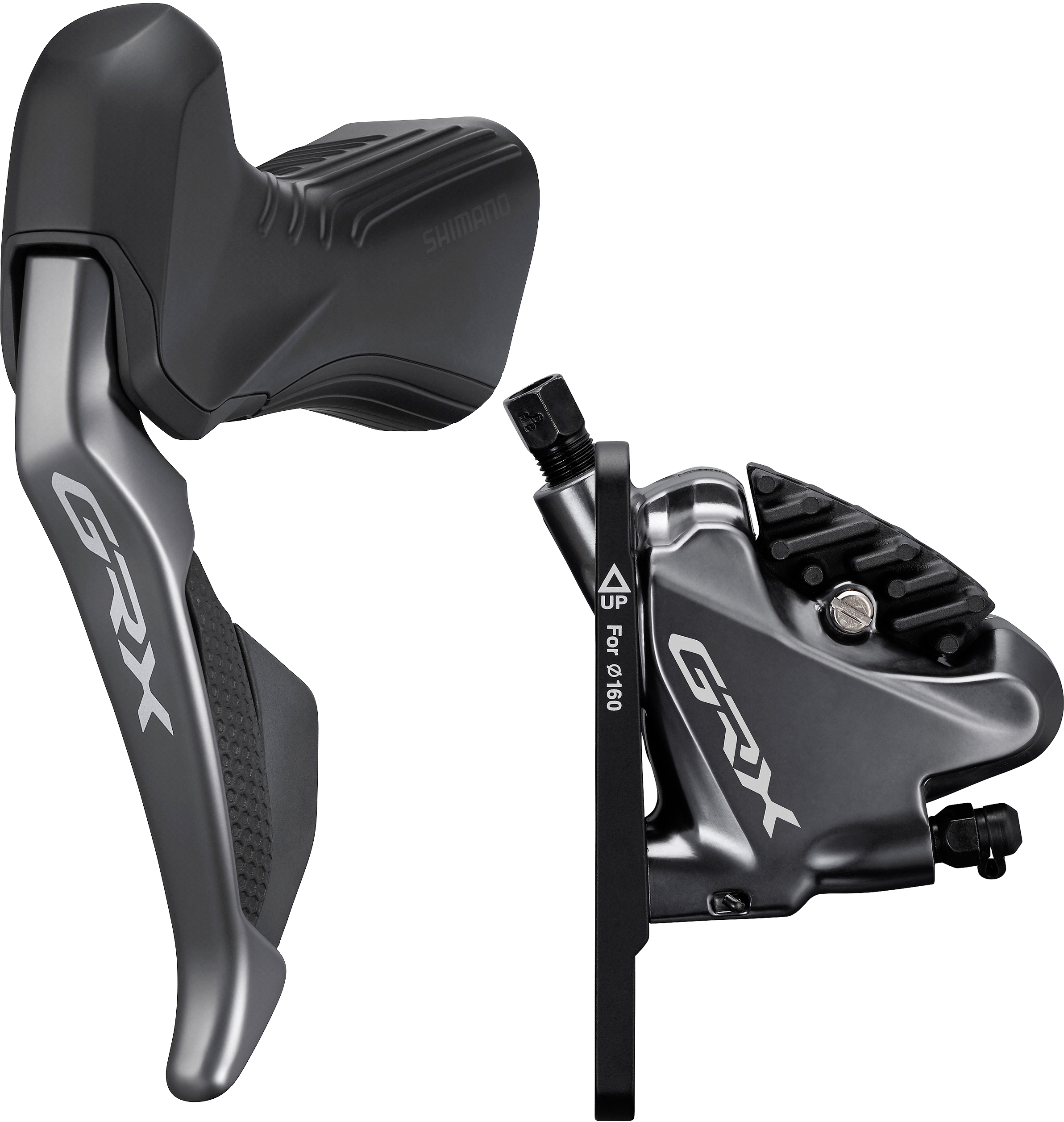 SHIMANO kot brzd-set GRX Di2 BR-RX815-KIT přední/ST-RX815 Di2 (J-kit) FLAT MOUNT polymer+chladič SMB