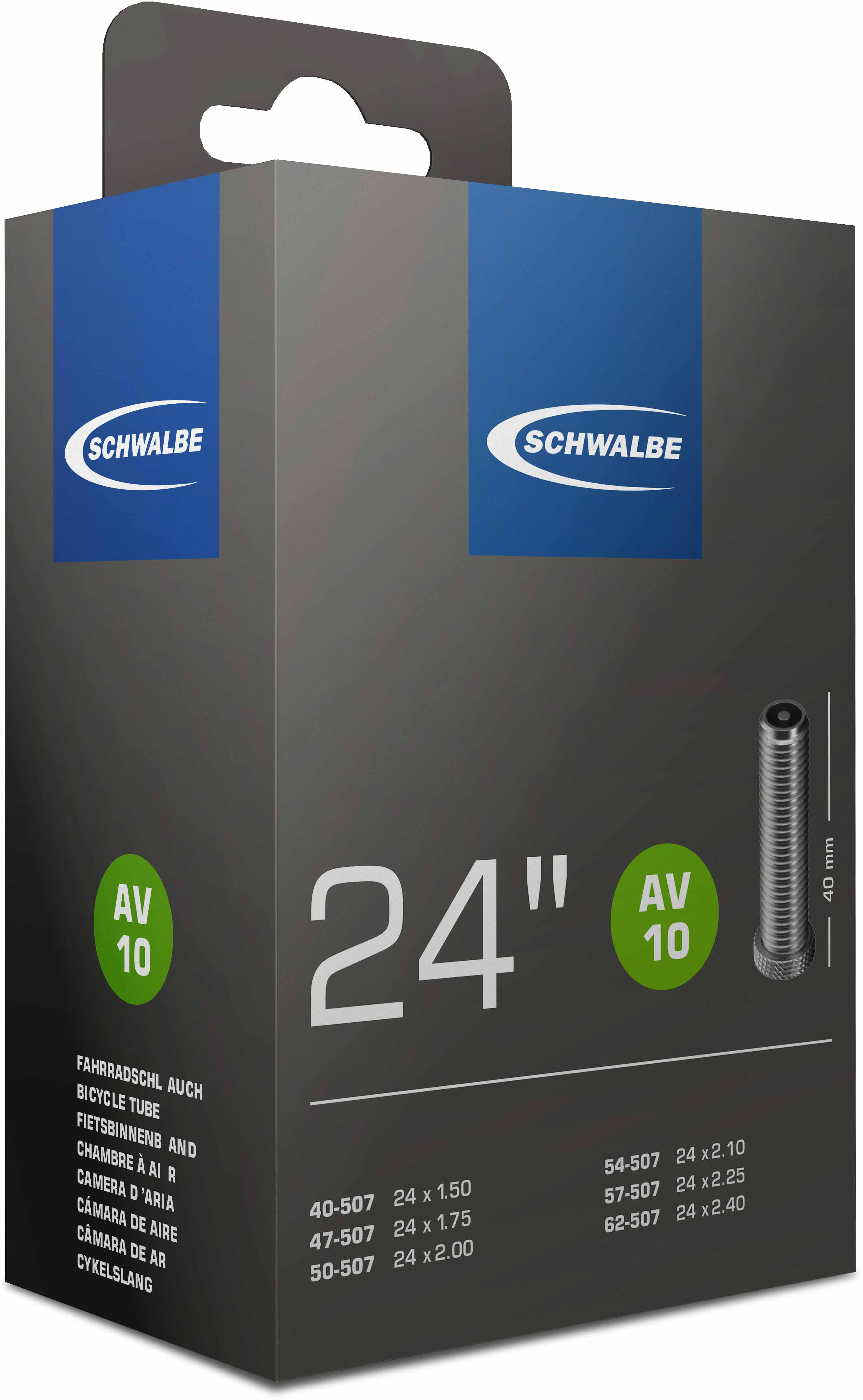 SCHWALBE duše AV10 40/62-507 40MM