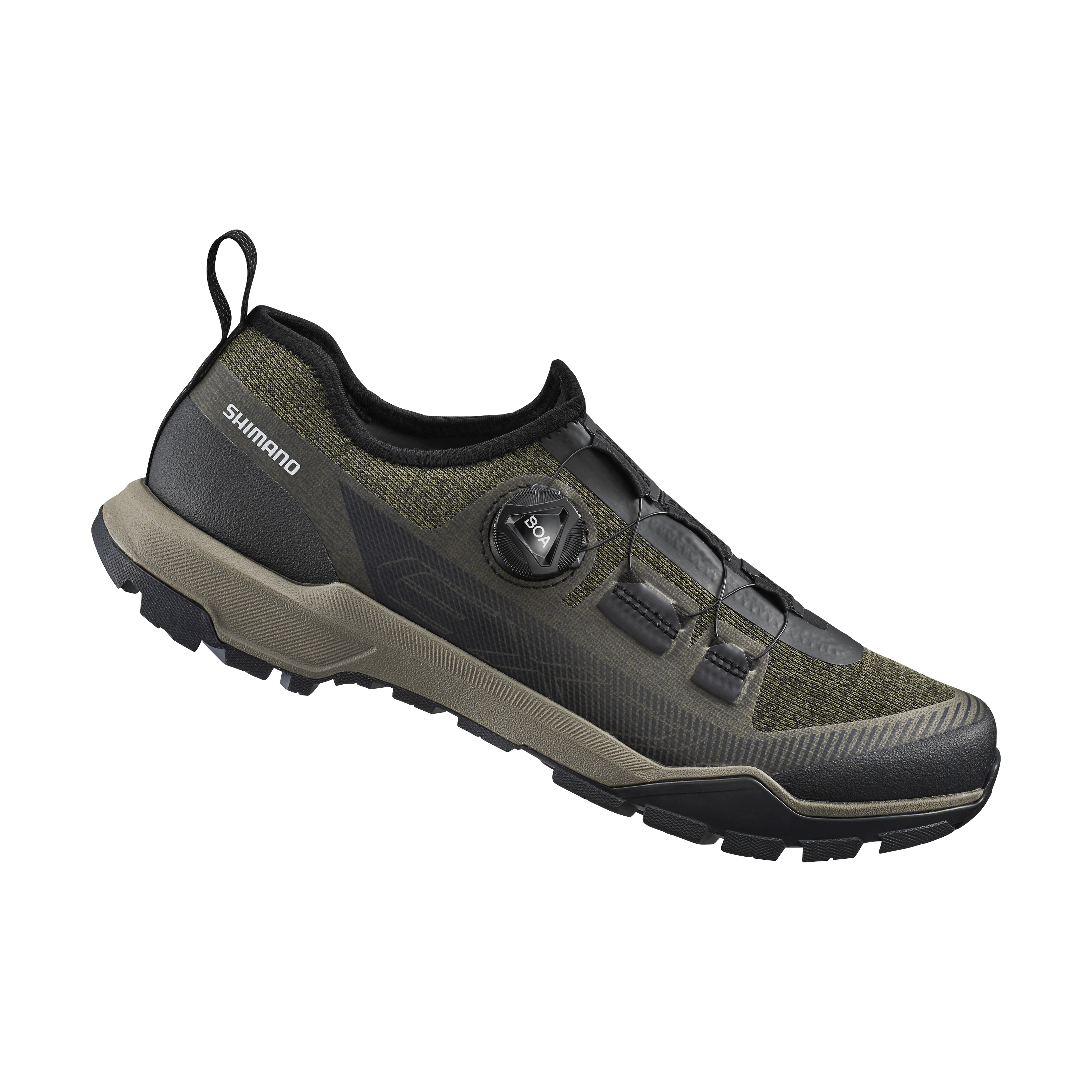 SHIMANO turistická obuv SH-EX700, pánská, olivová, 38