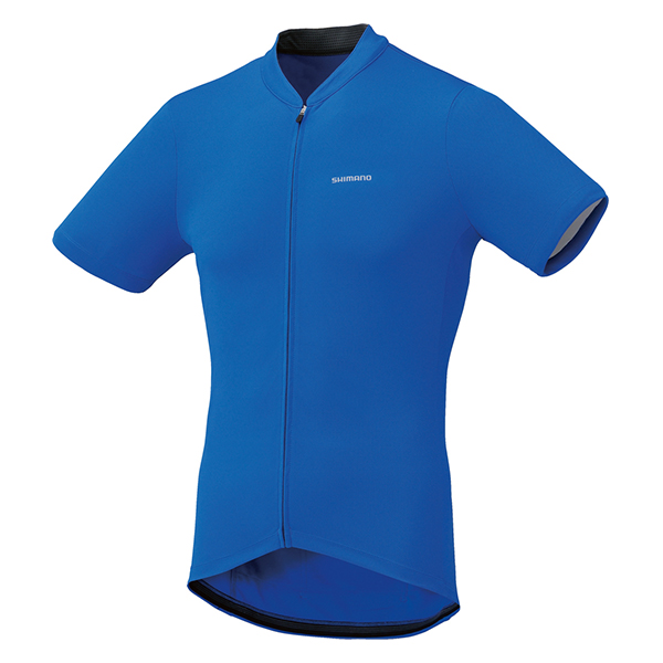 SHIMANO dres krátký rukáv, modrá, XXL